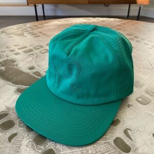 Malbon Teal Perforated Cap